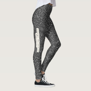 Glitter2_ Change the Face of Depression Leggings