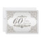 Glitter 60th Wedding Anniversary Invitation Card