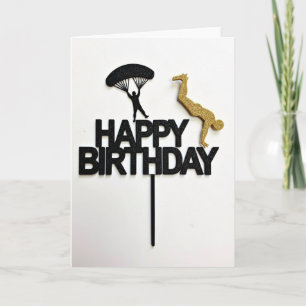 Glitter Aerial Birthday Card