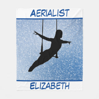 Glitter Aerialist Fleece Blanket