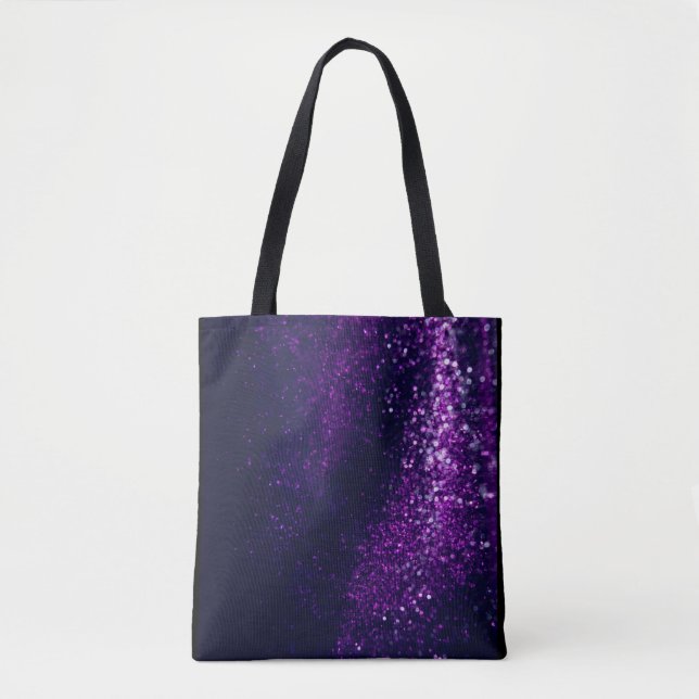 Glitter All-Over-Print Tote Bag (Front)