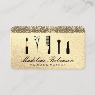 Glitter and Sequin Appointment Card
