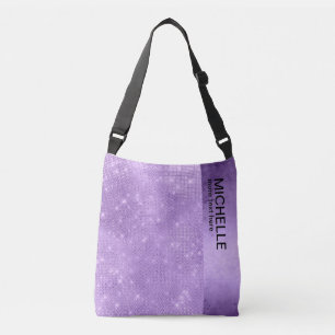 Glitter and Shine Violet ID673 Crossbody Bag
