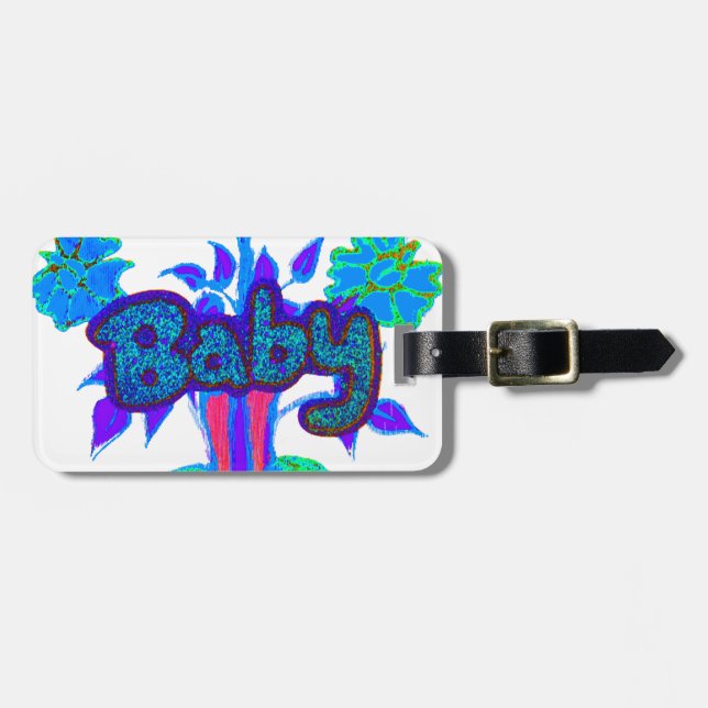 Glitter Baby  Hakuna Matata gifts.png Luggage Tag (Front Horizontal)
