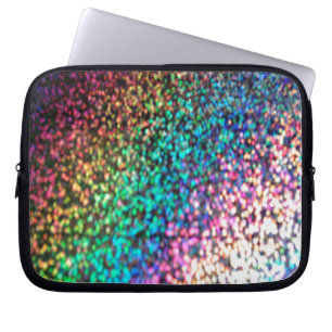 Glitter background laptop sleeve