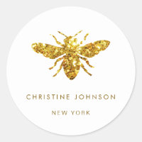 glitter bee logo
