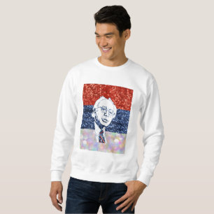 glitter bernie sanders mens sweatshirt