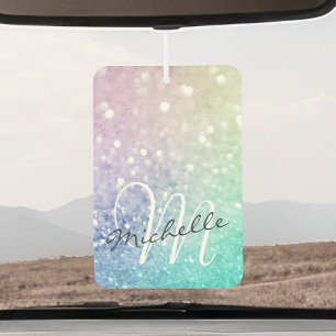 Glitter Bokeh Glamourous Elegant Car Air Freshener