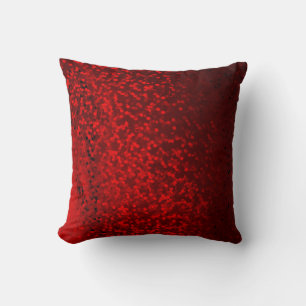Glitter bokeh sparkle print cushion