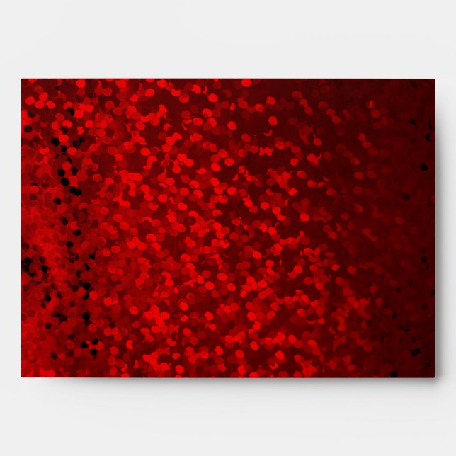 Glitter bokeh sparkle print envelope (Front)