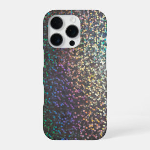 Glitter bokeh sparkle print iPhone 16 pro case