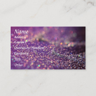 Glitter Business Card