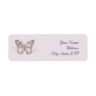 Glitter Butterfly on Lavender