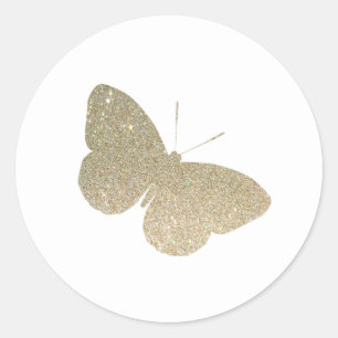 Glitter Butterfly Sticker