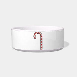 Glitter Candy Cane Bowl