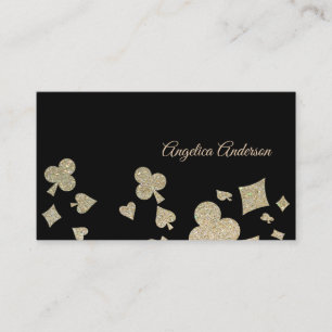 Glitter Casino Business Card