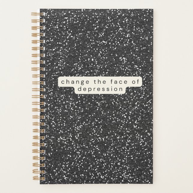 Glitter_Change the Face of Depression Planner (Front)
