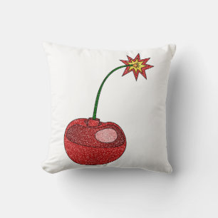 Glitter Cherry Bomb Cushion