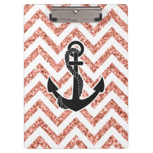 Glitter Chevrons Clipboard