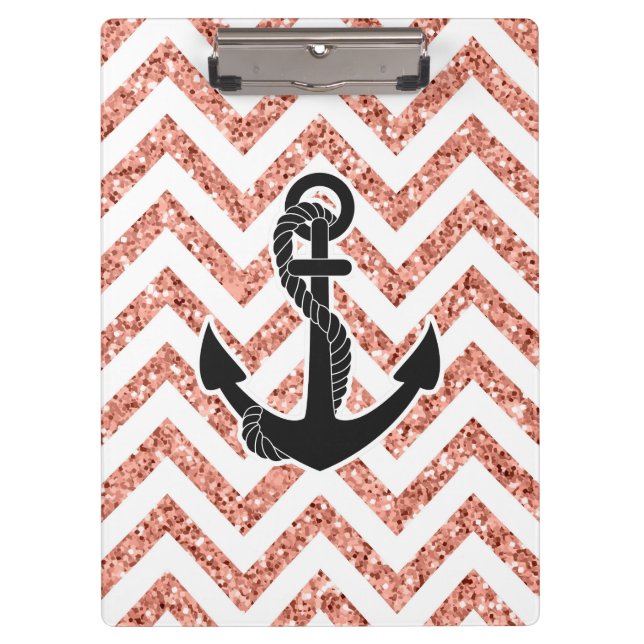 Glitter Chevrons Clipboard (Front)