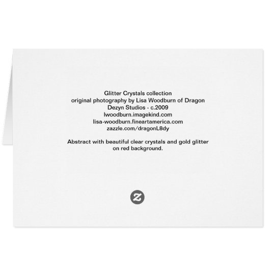 Glitter Crystals collection Card