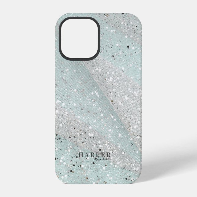 Glitter Custom Name  Case-Mate iPhone Case (Back)