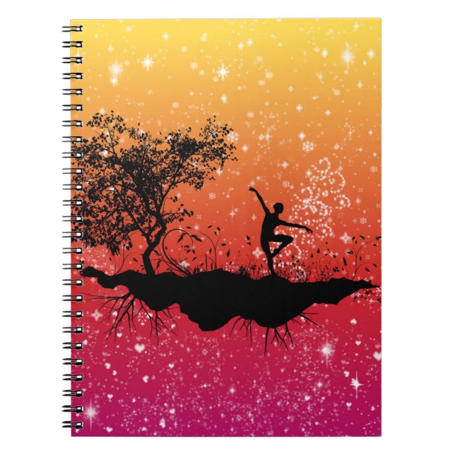 Glitter Dance Notebook (Front)