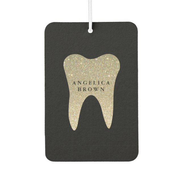 Glitter Dental  Car Air Freshener (Front)
