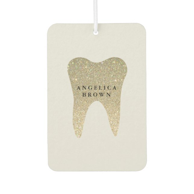 Glitter Dental  Car Air Freshener (Front)