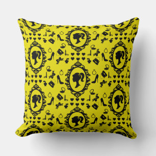 Glitter Doll Birthday Glam Fashion Cushion