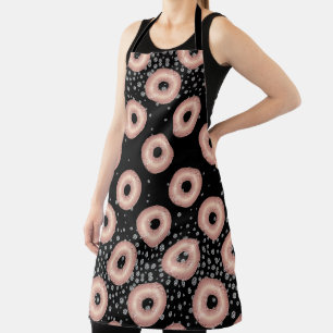 Glitter Doughnut Confetti Pattern Apron