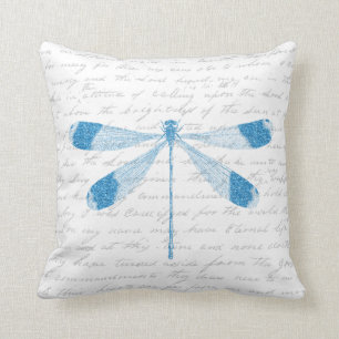 Glitter Dragonfly Cushion
