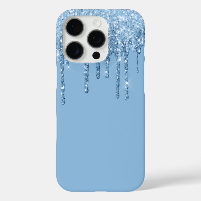 Glitter Drip iPhone 16 Pro Case (Back)