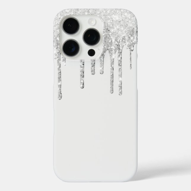 Glitter Drip iPhone 16 Pro Case (Back)