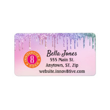 Glitter Drip Pastel Innov8tive + Posh Address