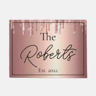 Glitter Drips Housewarming   New Home   Welcome   Doormat