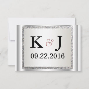 Glitter Elegant Wedding Invitation