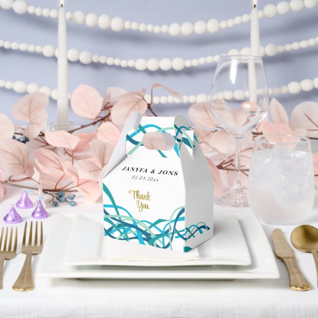 glitter  eligine favour box (Wedding)