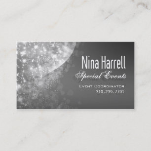 "Glitter" - Event Planner Coordinator Business Card
