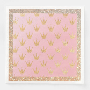 Glitter Fairy Crowns For Her Napkin