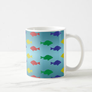 Glitter Fish Pattern Mug