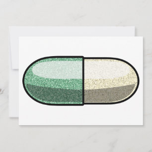 Glitter Fluoxetine Holiday Card