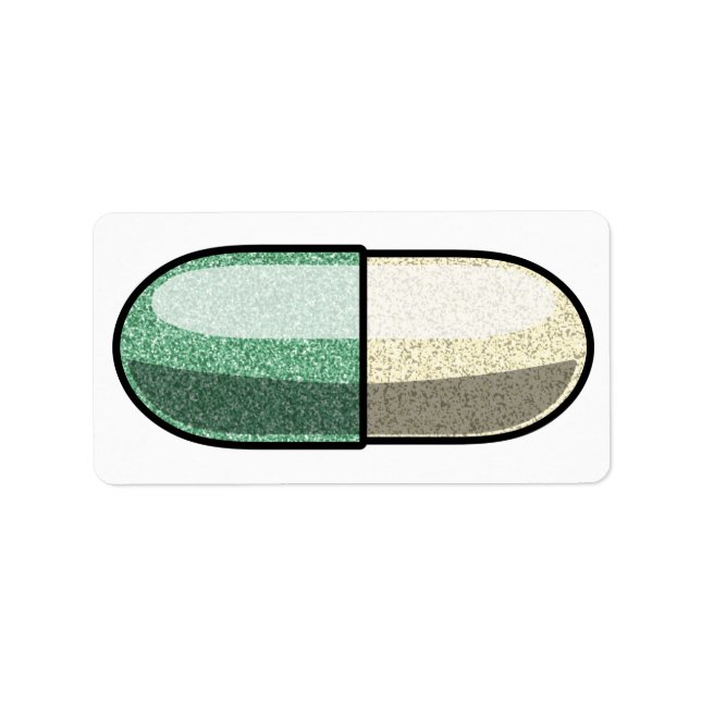 Glitter Fluoxetine Label (Front)