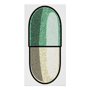 Glitter Fluoxetine Poster