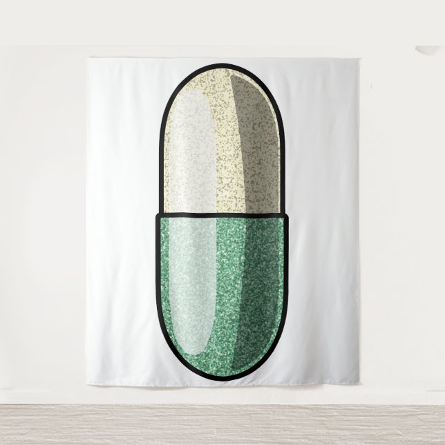 Glitter Fluoxetine Tapestry (Front)