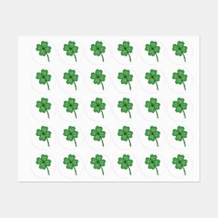Glitter Four Leaf Clover