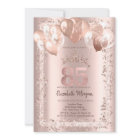 Glitter Frame,Crown,Balloons 85th Birthday