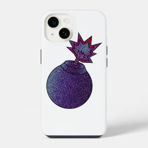 Glitter Galaxy Bomb iPhone 14 Case
