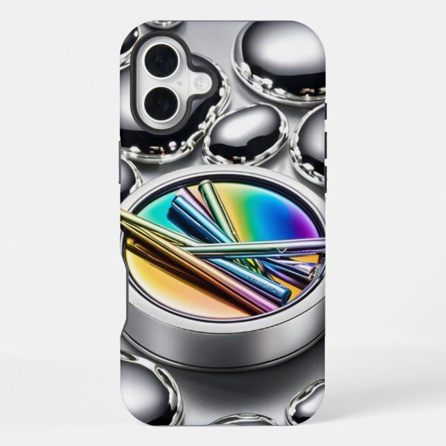 Glitter Galaxy: Sparkling Starry Case (Back)