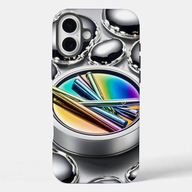 Glitter Galaxy: Sparkling Starry Case (Back)